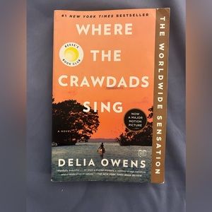 Paperback Novel: Where the Crawdads Sing. Good quality. Top rated novel.